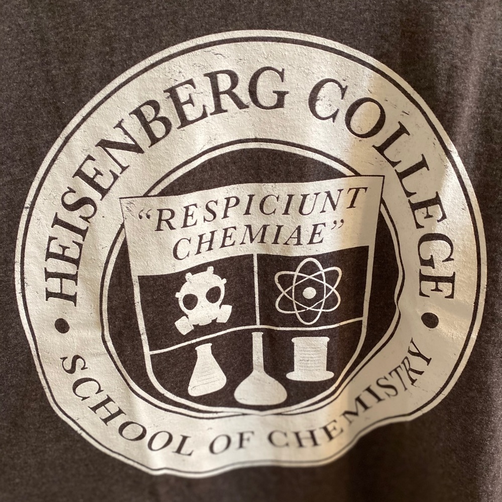 2013 Breaking Bad Merch “HEISENBURG COLLEGE”